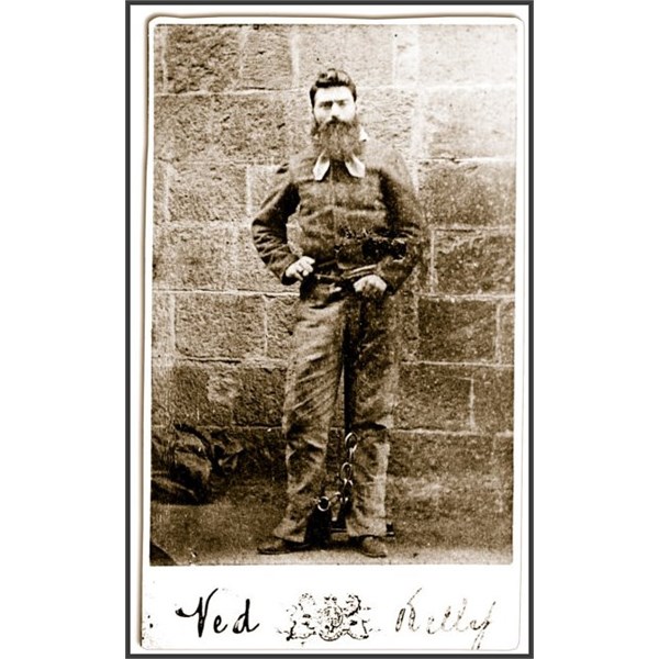 The last photos of Ned Kelly were taken by the official Melbourne Gaol photographer