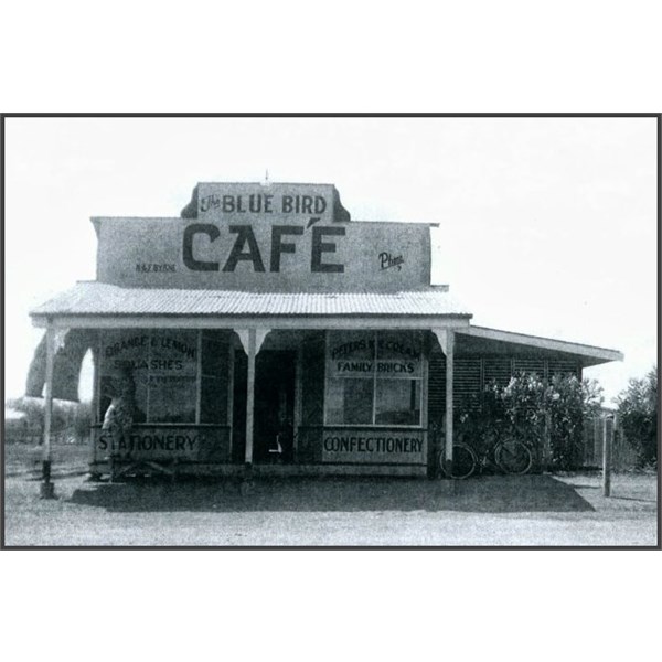 Blue Bird Cafe, Julia Creek, Queensland, c.1948.