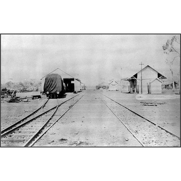 Blackwater railway station, ca. 1878