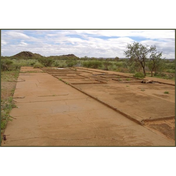 Remains of an WW2 airbase at Corunna Downs