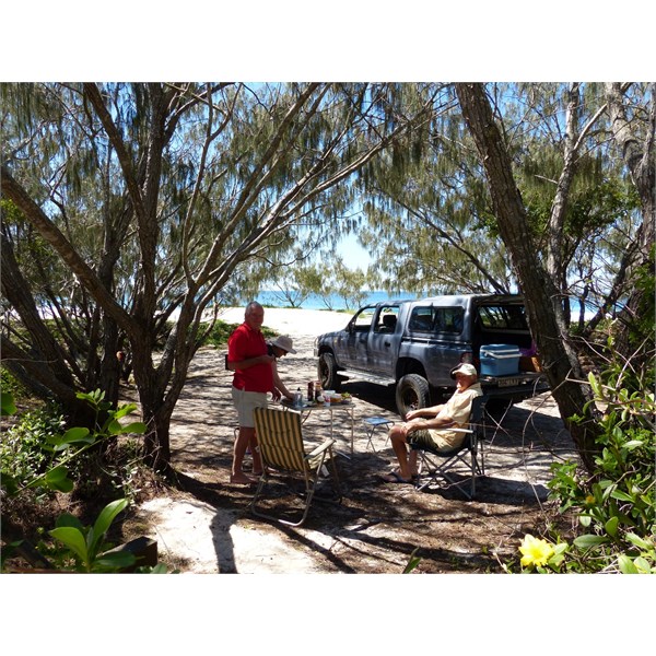 Lunch at one camp site