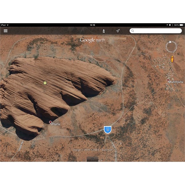 Ayers Rock - Google Earth