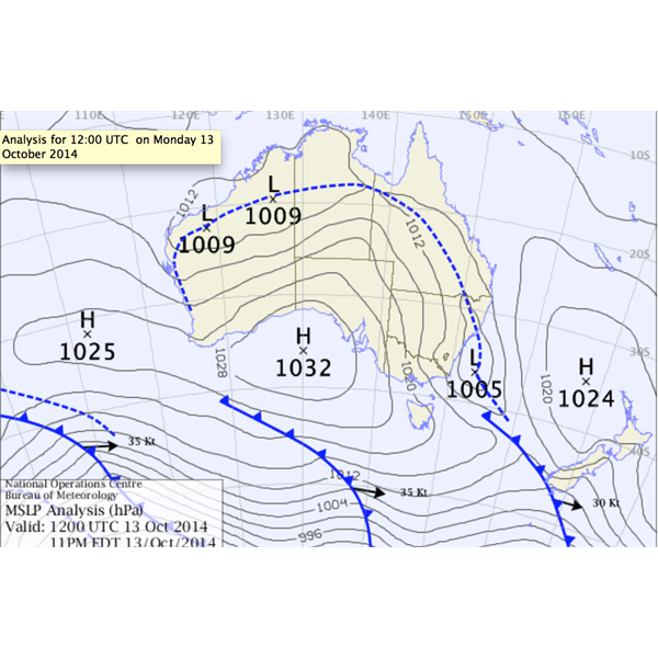 Classic high in the bight - ignoring other features