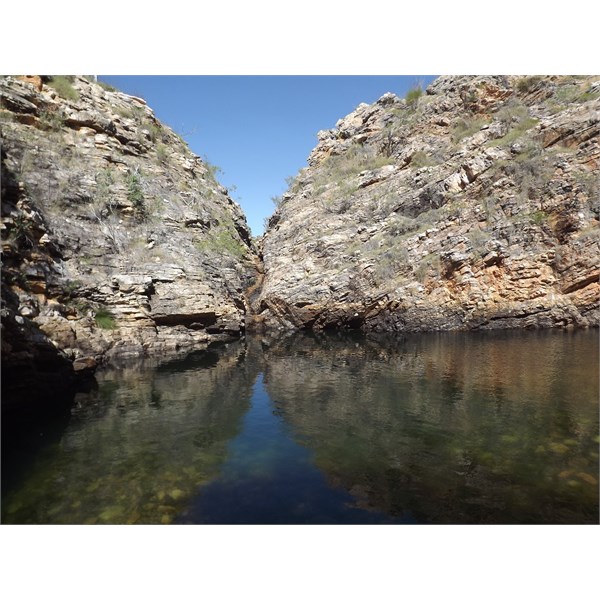 Top pool Teardrop Falls