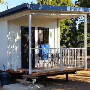 New cabin at the caravan park