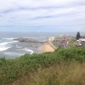 Newcastle Beach, from Fort Scratchley
