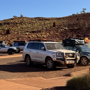 Carpark Hamersley Gorge