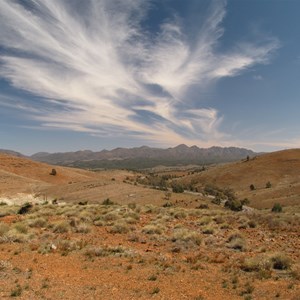 Cirrus clouds over the ranges