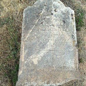 Headstone from 1849
