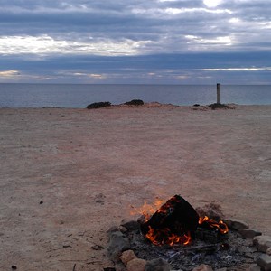 Campfire at Tiparra Rocks
