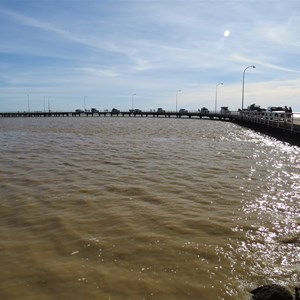 High tide 11.61m at the wharf