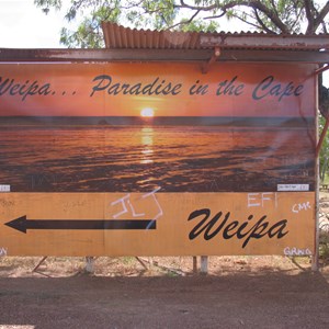 Weipa sign