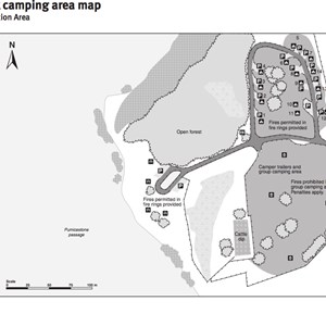 Poverty Creek camping area