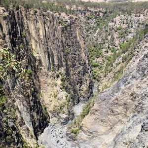 Apsley Gorge below the falls