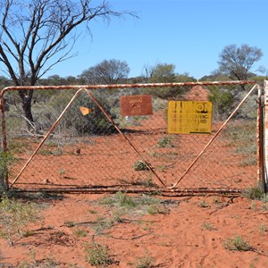 Dog Fence - Dingo Flat Gate in a normal dry year