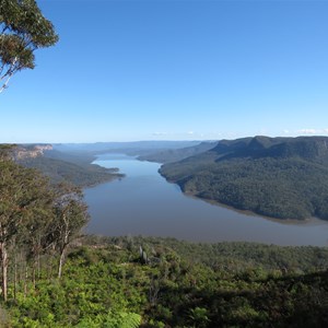 View SW over the Wollondilly arm