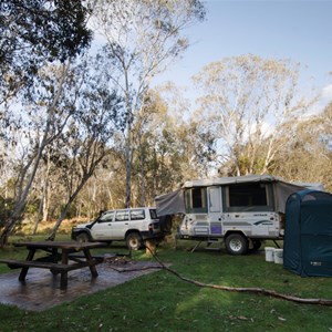 Mooraback Campground, Credit: J Spencer, Copyright: OEHand & www.nationalparks.nsw.gov.au