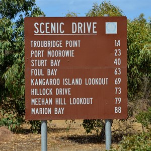 South Coast Tourist Drive Turn Off