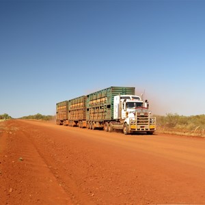 Road trains 53 metres in length