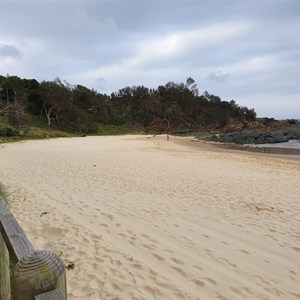 North eastern end of beach