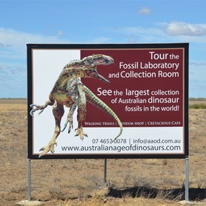 Australian Age of Dinosaurs Turn Off
