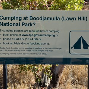 Boodjamulla (Lawn Hill) National Park Boundary Sign