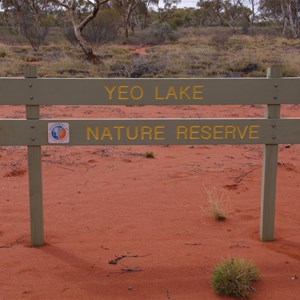 Yeo Lake Nature Reserve Boundary Sign