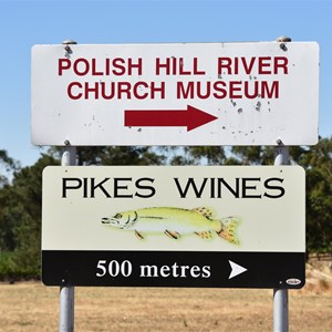 Polish Hill River Historic Church Turn Off