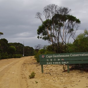 Cape Gantheaume Conservation Park Boundary Sign