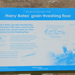 Harry Bates Grain Threshing Floor