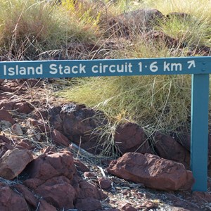 Island Stack Track Marker