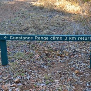 Constance Range Walk Sign 