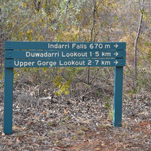 Upper Gorge Walk Track Sign