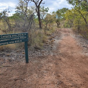Upper Gorge Walk Track Sign