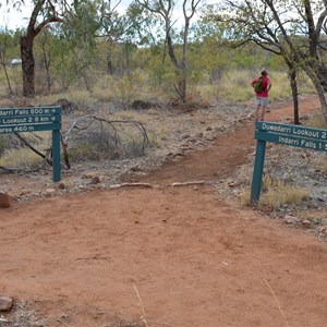 Upper Gorge Walk Track Junction Sign