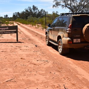 Danggali Wilderness Protection Area Boundary Sign