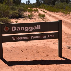 Danggali Wilderness Protection Area Boundary Sign