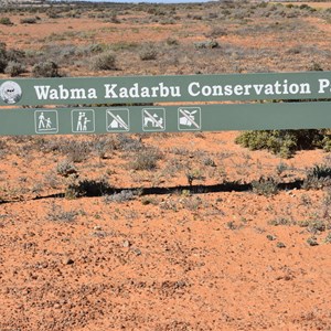 Wabma Kadarbu Conservation Park - Western Boundary Marker