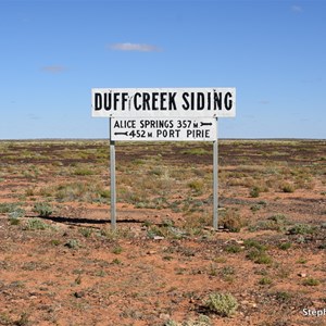 Duff Creek Siding/Nilpinna Turn Off