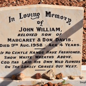 John William Davis Childs Grave