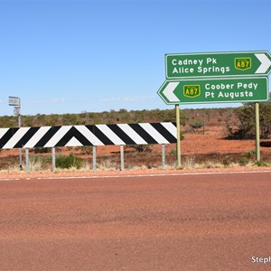 Painted Desert Road & Stuart Highway Intersection