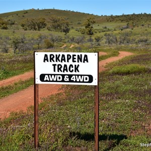 Start of Arkapena Track 