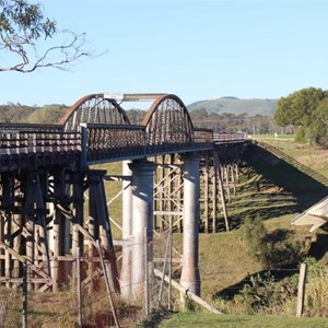 Dickabram Bridge viewed from the rest area