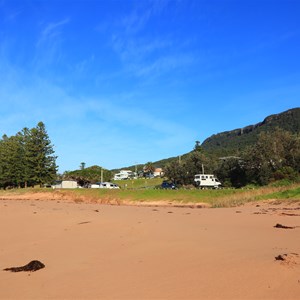 Campground from beach