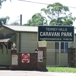 Terrey Hills Caravan Park Front Shot