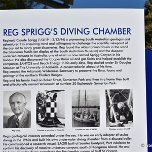 Reg Sprigg’s Diving Chamber