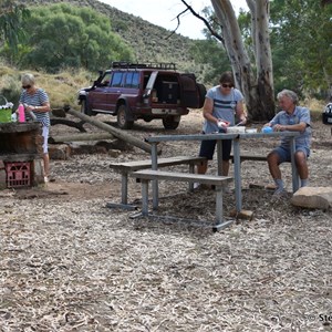 Quentin Smith Memorial and BBQ area 