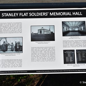 Stanley Flat Soldiers Memorial Hall
