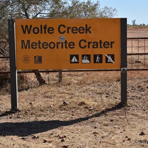 Wolfe Creek Meteorite Crater National Park Boundary Gate