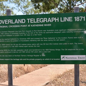 Katherine River Overland Telegraph Line Pylon